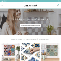 Creatisto Website Screenshot