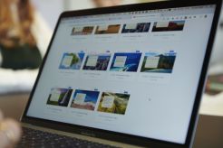 Laptop mit Screendesigns