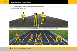 Screenshot einer e-Learning Anwendung der Deutschen Post