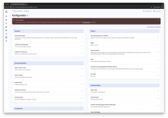Drupal Audit - Config Interface