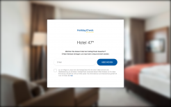 Screenshot: Landing Page bei HolidayCheck