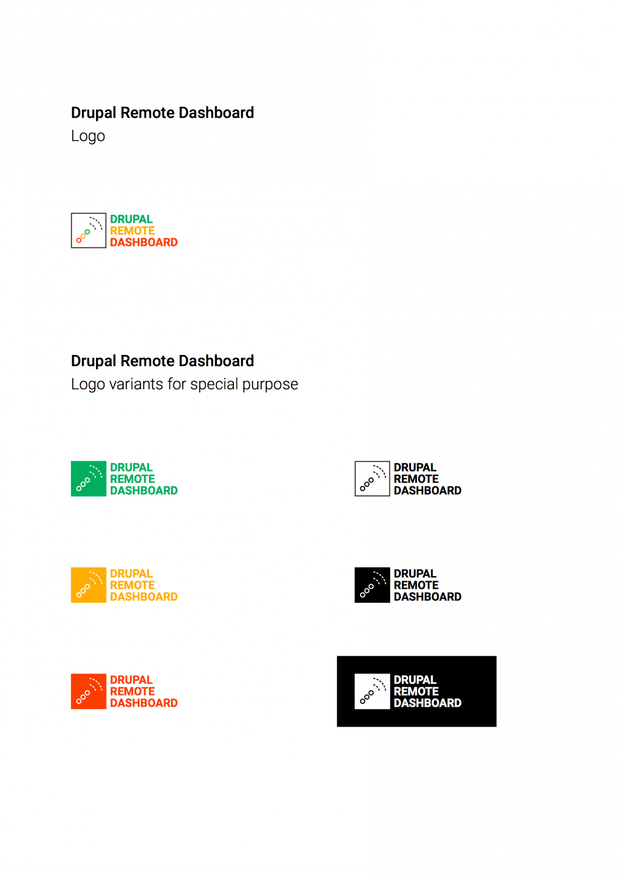 Style Guide – Designing the Drupal Remote Dashboard